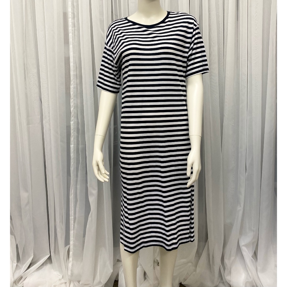 NWOT ASOS Noisy May Striped T-Shirt Slip Dress